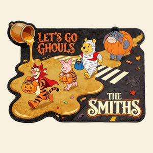 Let's Go Ghouls Custom Shaped Doormat - Personalized Gifts 02hati170826