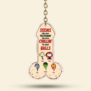 Super Sperm Dad Keychain - Personalized Gifts For Dad 021ohti190525
