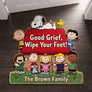 Good Grief, Wipe Your Feet! Doormat - Personalized Gifts For Family 01toti060826