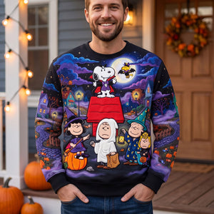 Personalized Halloween Sweatshirt – Spooky Gifts For Cartoon Lovers 04tyti300726