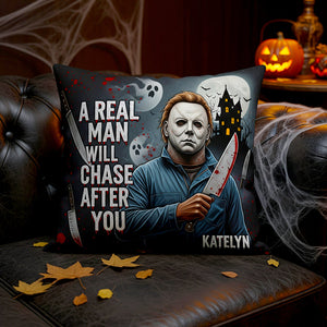 Personalized Halloween Gifts For Horror Lovers Square Pillow 02HUDT210825