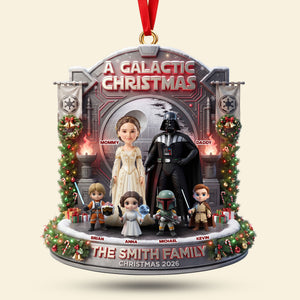 Space Adventure Crew Acrylic Ornament - Personalized Gifts for Family 02tyti070926