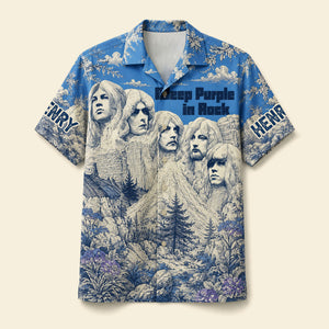 Vintage Deep Purple Band Hawaiian Shirt, Personalized Gifts 04NATI040726
