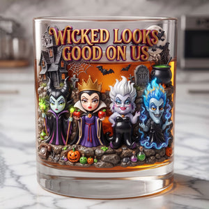 Halloween Fantasy Glass Mug - Personalized Gifts For Spooky Season Lovers 03TYTI310726