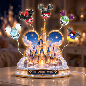 Dreamland Castle Family Acrylic Light Box - Personalized Gift For Family 03OHTI221026-Homacus