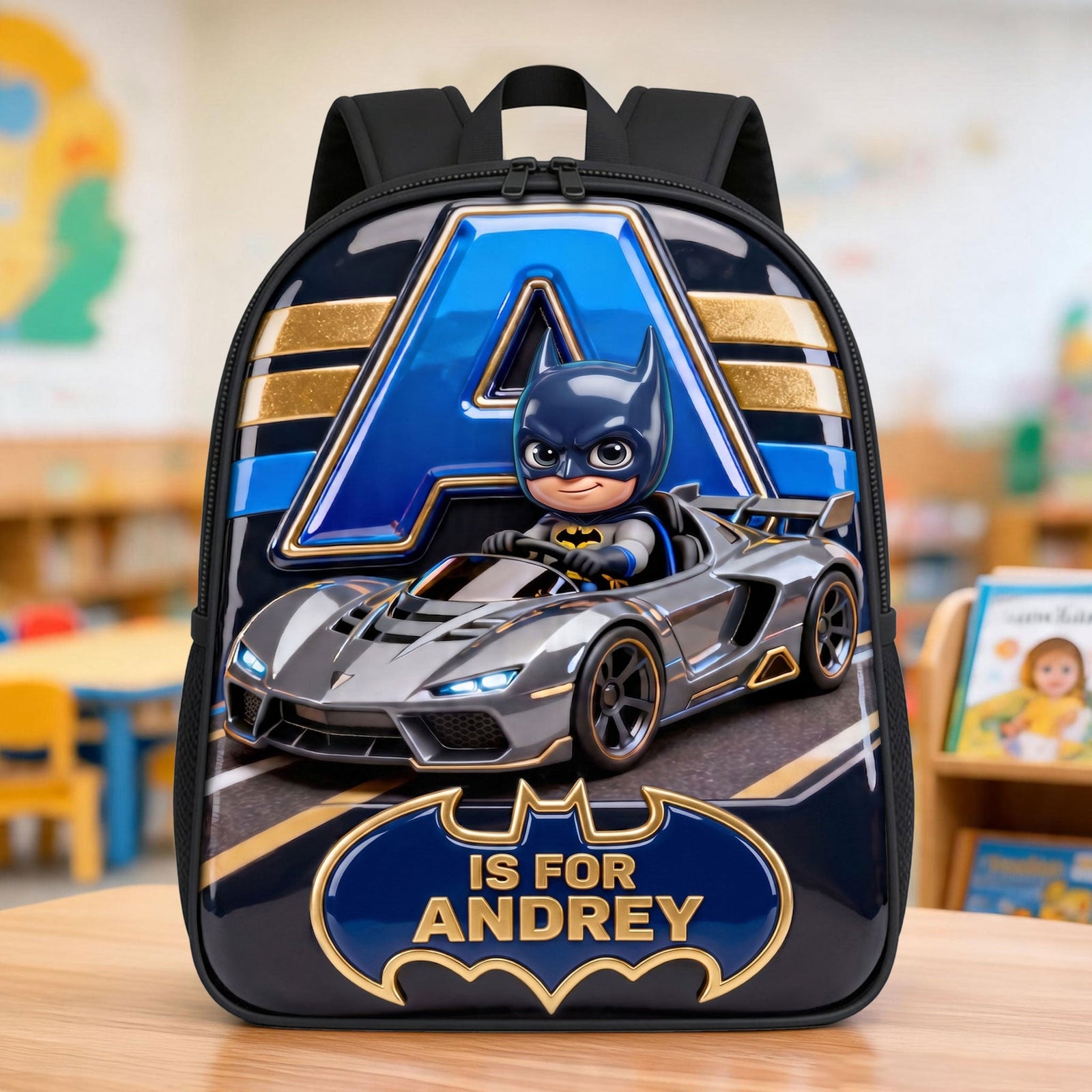 Racing To Back To School Day School Bag - Personalized Gifts For Kid 03qhti070726