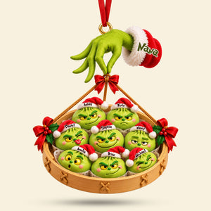 Funny Mischief Dumpling Family Acrylic Ornament - Personalized Christmas Gifts For Family 02nati051026