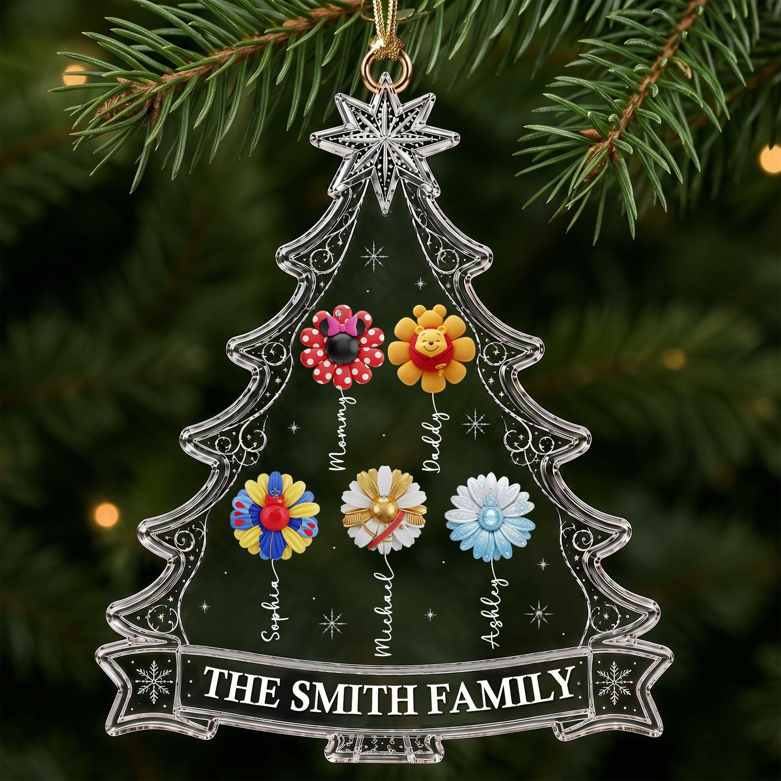Personalized Magical Flower Family Christmas Ornament – Gifts For Family 04ohti010826