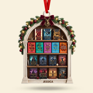 Fantasy Worlds In Literature Acrylic Ornament - Personalized Christmas Gifts For Reading Lovers 03nati081026