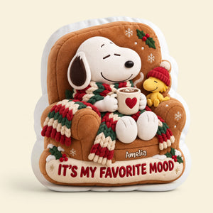 It's My Favorite Mood Christmas Pillow  - Personalized Gifts For Christmas 05TTTI280926
