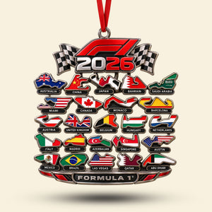 Legend Teams Race Track Acrylic Ornament - Personalized Christmas Gifts 03nati260926