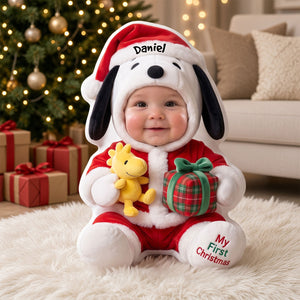 Baby First Christmas Lovely Pillow - Custom Photo Christmas Gifts For Kids 01pgti141026