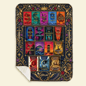 Book Series Blanket - Personalized Gifts For Fantasy Lovers 04nati071026