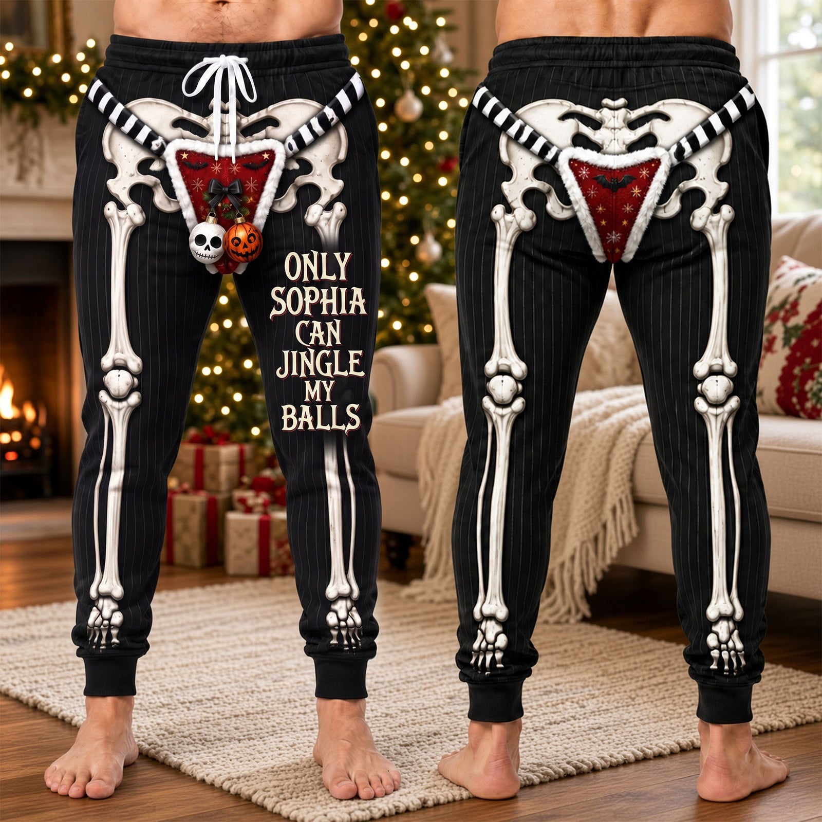 Only You Can Jingle My Bells Sweatpants - Personalized Christmas Gifts For Him 03tyti090926