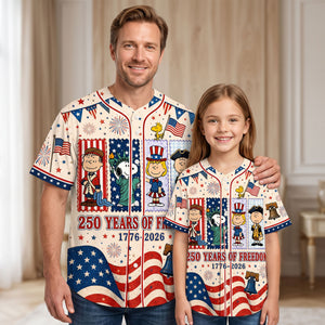Patriotic Family Vacation Baseball Jersey - Anniversary Gift 04NATI010726
