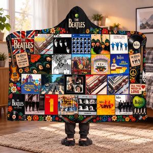 The Beatles Hood Blanket - Personalized Gifts For Music Lovers 04nati291026