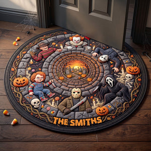 Creepy Crew Round Mat - Personalized Gifts For Family 01PGTI050826