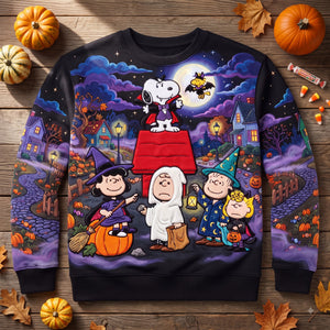 Personalized Halloween Sweatshirt – Spooky Gifts For Cartoon Lovers 04tyti300726