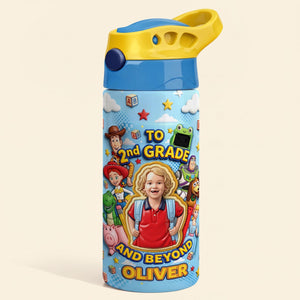 Little Adventurer Kids Tumbler - Custom Photo Back To School Gifts 02huti280726