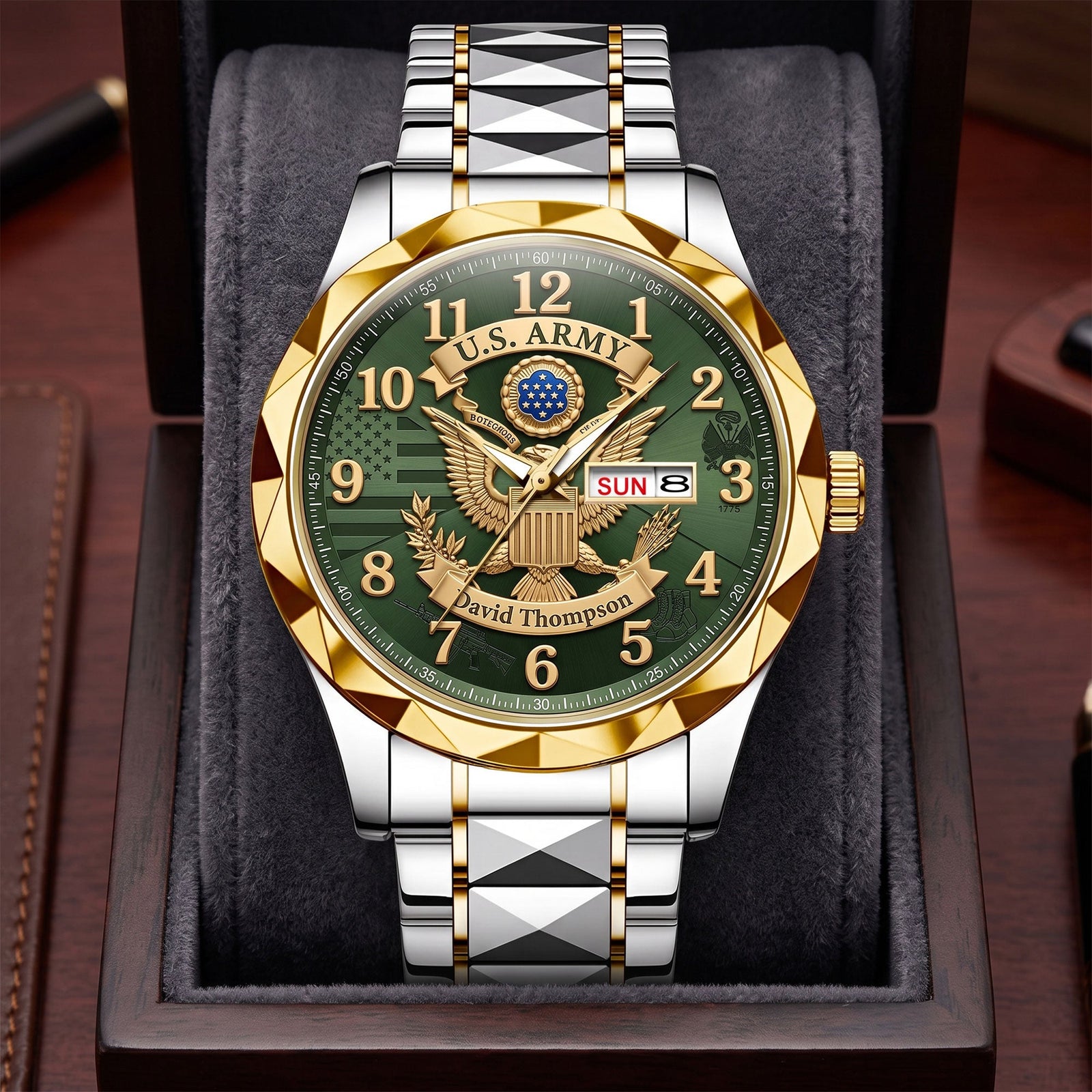 Military Pride Men's Watch - Personalized Gift For Veteran 03HUTI240726