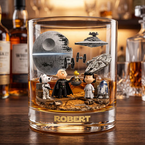 Epic Space Crew 11oz Round Glass - Personalized Gifts For Movie Lovers 06ohti290726