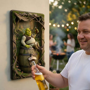 Green Ogre Wall Hanging Bottle Opener - Personalized Gifts 01toti210726