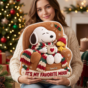It's My Favorite Mood Christmas Pillow  - Personalized Gifts For Christmas 05TTTI280926