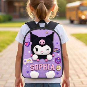 Cute Bunny Backpack - Personalized Gifts For Kids 05HATI260626-Homacus