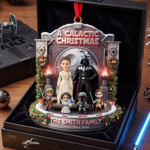 Space Adventure Crew Acrylic Ornament - Personalized Gifts for Family 02tyti070926
