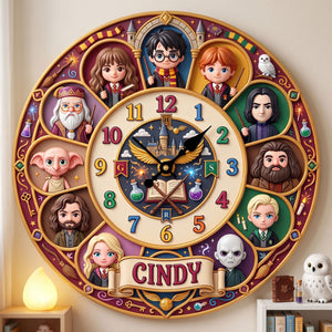 Fantasy Adventure Acrylic Hanging Wall Clock  - Personalized Gifts 01huti080726