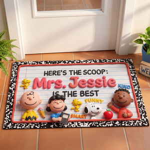 Classroom Entrance Doormat - Personalized Gifts For Teacher 03HUTI230726