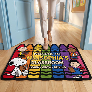 Welcome To Classroom Doormat - Personalized Gifts For Teachers 05tyti220726