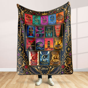 Book Series Blanket - Personalized Gifts For Fantasy Lovers 04nati071026