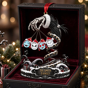 Creepy Cute Family Christmas Ornament - Personalized Gifts For Family 03ohti180926-Homacus