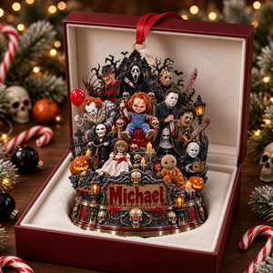 Classic Slashers Christmas Ornament - Personalized Spooky Gifts For Movie Lovers 02ohti210926
