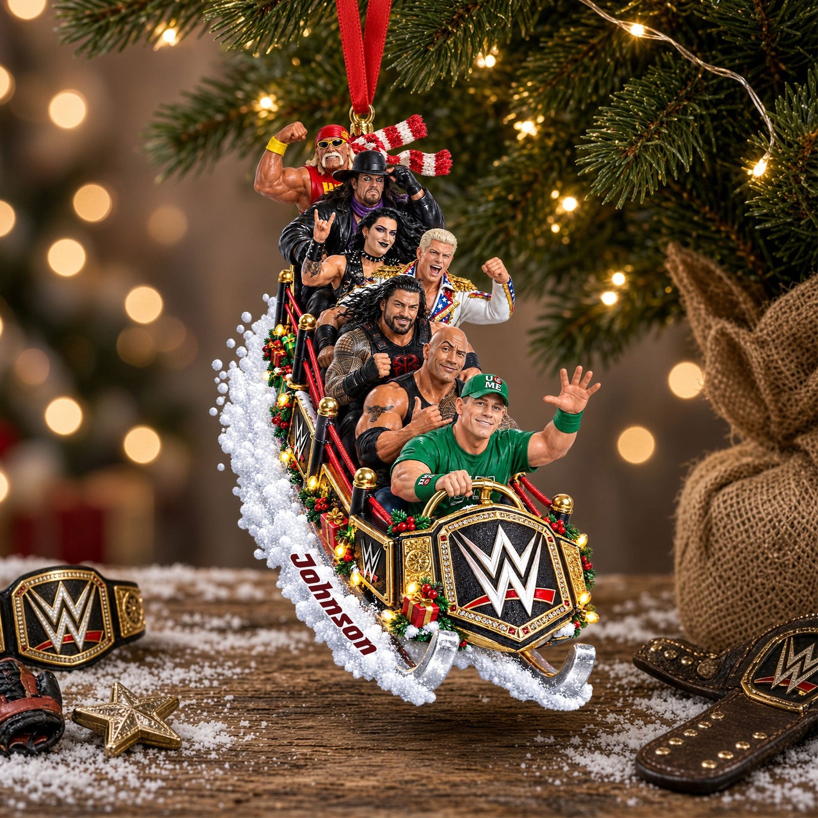 Snow Flash To The Fighting Show Ornament - Personalized Gift 06QHTI150926