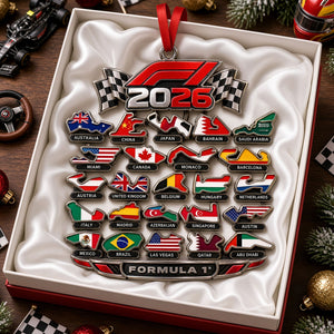 Legend Teams Race Track Acrylic Ornament - Personalized Christmas Gifts 03nati260926
