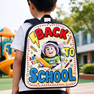 Playful Friends Backpack - Personalized Gifts For Kids School Bag 01pati250626
