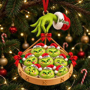 Funny Mischief Dumpling Family Acrylic Ornament - Personalized Christmas Gifts For Family 02nati051026