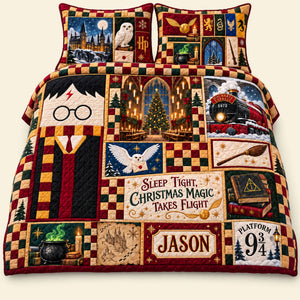Fantastical Journey Quilt Bed Set - Personalized Christmas Gifts 03hati011026