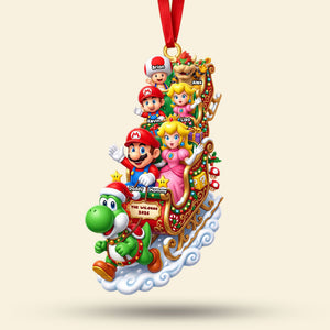 Super Family Snowy Adventure Christmas Ornament - Personalized Gifts For Family 04NATI110926