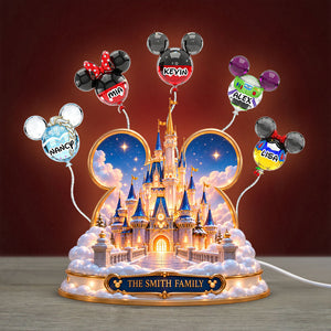 Dreamland Castle Family Acrylic Light Box - Personalized Gift For Family 03OHTI221026-Homacus