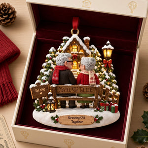 The Sweetest Love Never Ends Acrylic Ornament - Personalized Christmas Gifts For Couples 01ttti090926-Homacus