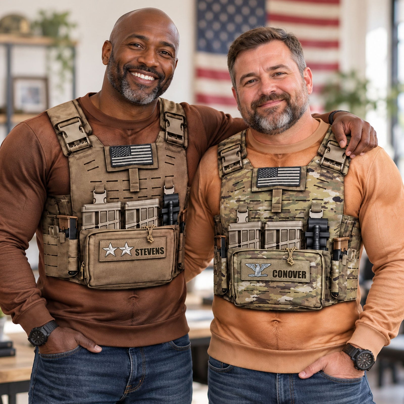Veteran Tactical Vest 3D Shirt - Personalized Gifts For Veteran 03huti201026
