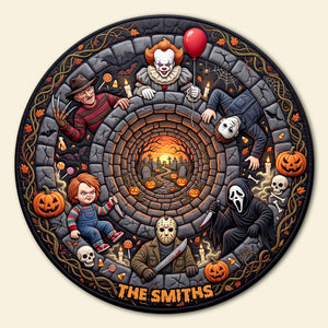Creepy Crew Round Mat - Personalized Gifts For Family 01PGTI050826