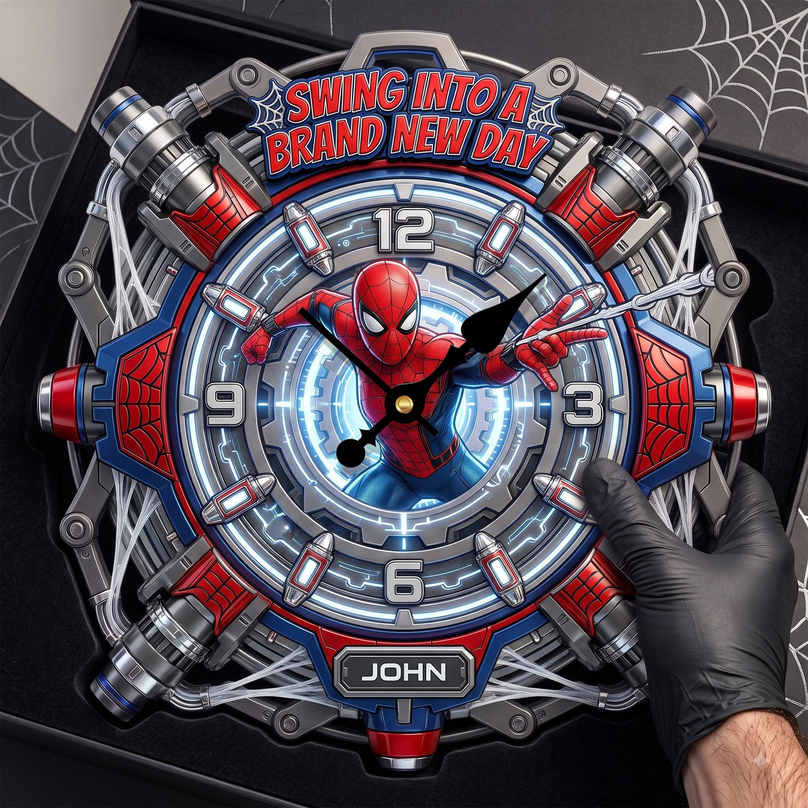 Unique Acrylic Hanging Wall Clock Personalized Gifts 02HATI050826