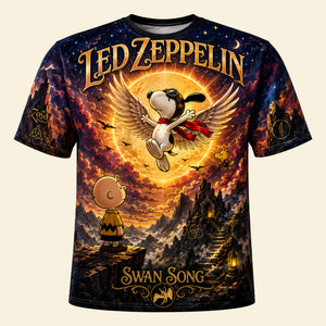 Led Zeppelin Peak Of Decadent Hard Rock 3D Shirt - Personalized Gifts For Rock Lovers 02nati290726