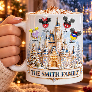 Snowy Kingdom Family Coffee Mug - Personalized For Family 05OHTI231026