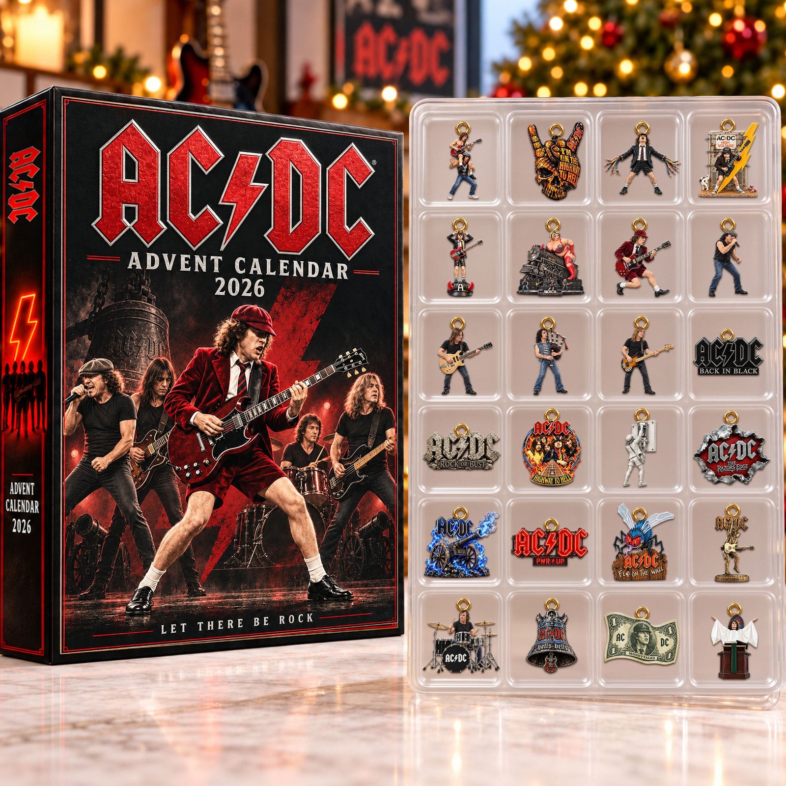 AC/DC Rock Legends Advent Calendar Blind Box - Personalized Gifts For Rock Music Lovers 03QHTI281026