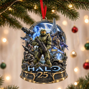 The Robot Commander Acrylic Ornament - Personalized Gifts 02qhti230926